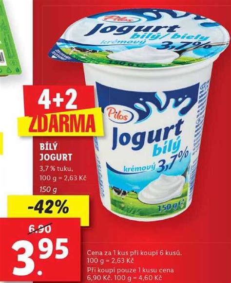 ARCHIV BÍLÝ JOGURT 3 7 tuku 150 g v akci platné do 20 2 2022