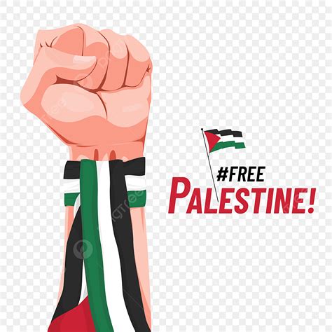 Palestine Flag Clipart Png Images Hand Tied Palestina Or Palestine