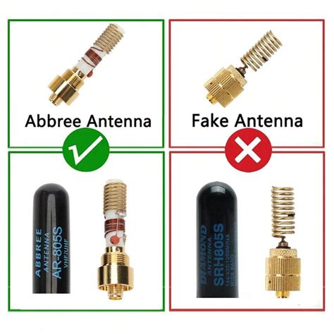 ABBREE AR 805S Mini Antenna 5CM SMA Female Dual Band VHF UHF 50OHM High