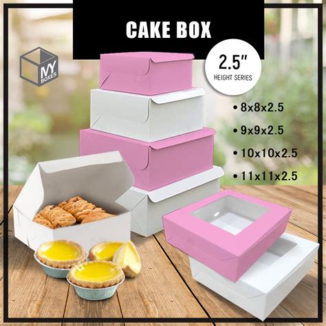 Cake Box Pizza Box Packaging Box Packing Box Kotak Kuih Talam Kuih Box