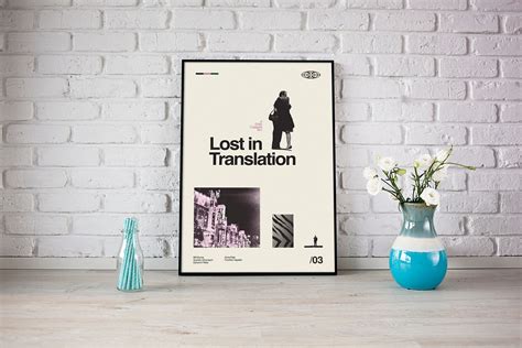 Lost in Translation Movie Poster, Vintage Movie Room Decor, Custom ...