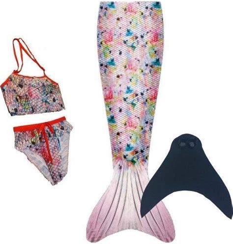 Luxe Zeemeerminstaart Bird Met Monovin Bikini Maat Bol