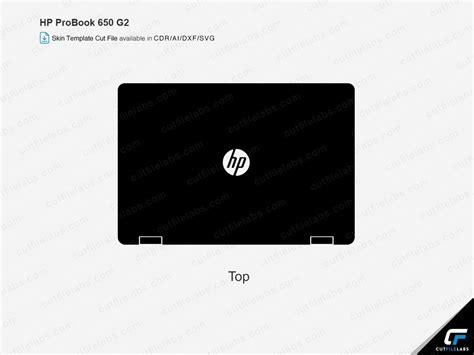 Hp Probook 650 G2 Cut File Template Dennison Hp Laptop Filing Cutting Files Templates