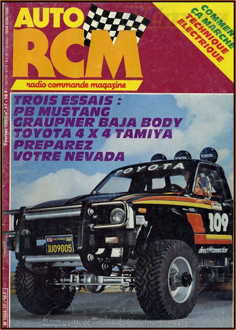 Auto RCM n17 de février 1983 Musée RCmag Le Web Magazine du