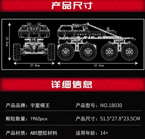 Mould King 18030 RC Firefox Climb Car With 1962 Pieces | MOULD KING