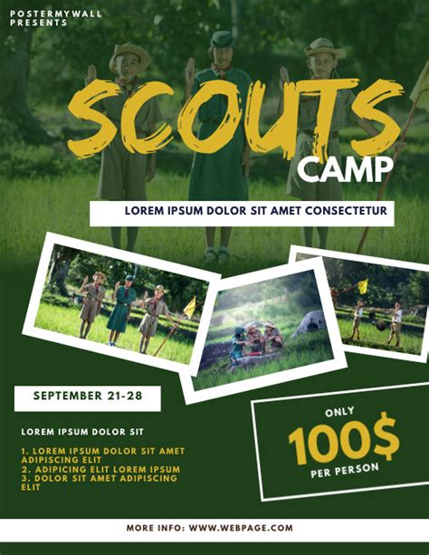 Customize 260 Scouts Poster Templates Postermywall