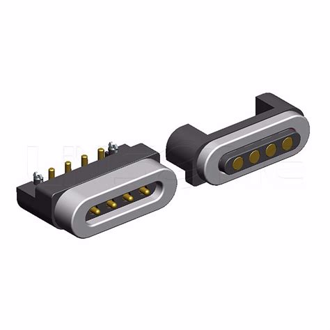 Stability Design 5v 2a Magnetic 4 Pin Pogo Connector For Pcb Trademark