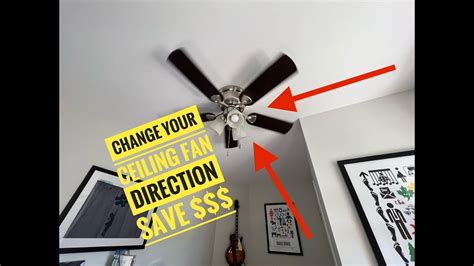 How To Change Ceiling Fan Direction For Summer And Winter Youtube