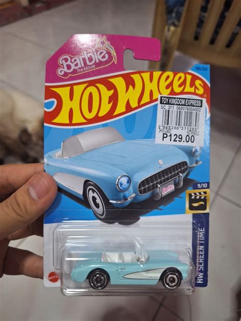 Hot Wheels Barbie Corvette Hobbies Toys Toys Games On Carousell