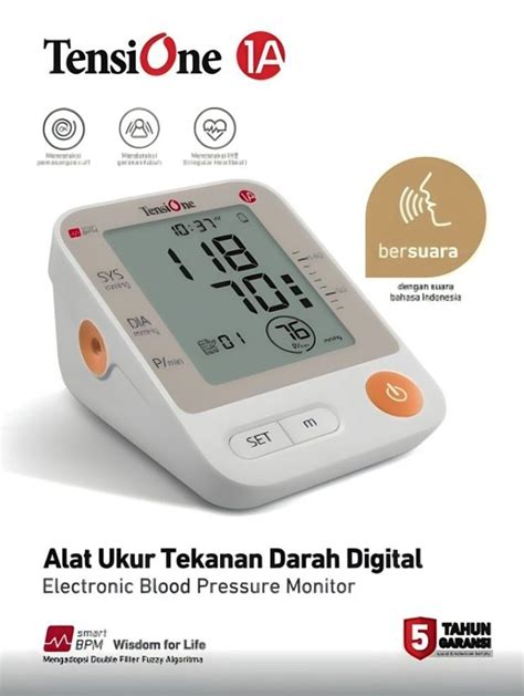 Jual TENSIMETER DIGITAL DENGAN SUARA TensiOne 1A OneMed Jakarta Pusat