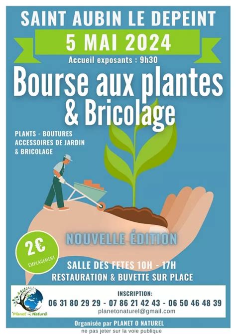 Bourse aux plantes et Bricolage Saint Aubin le Dépeint