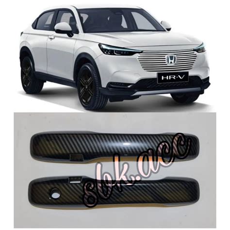 Jual Cover Door Handle Pintu Depan All New HRV HR V 2022 2023up Carbon