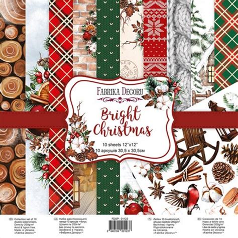 Fabrika Decoru Bright Christmas X Scrapbooking Paper Pad Winter