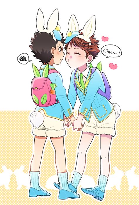 Oikawa Tooru And Iwaizumi Hajime Haikyuu Drawn By Rinrin Hisashi