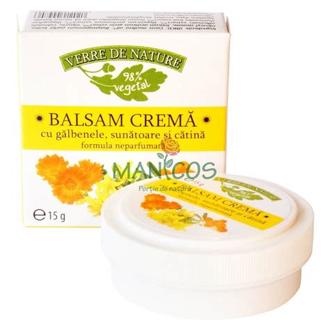 Balsam Crema Cu Galbenele Sunatoare Si Catina 15 G