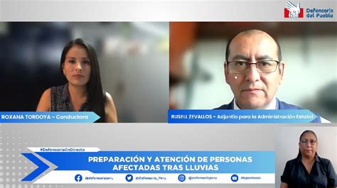 Defensor A Per On Twitter Envivo En Defensor Aendirecto Hablamos