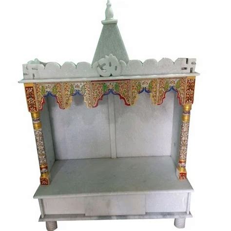 Powder Coated White Marble Temple Design Traditional At Rs 9000 In Ranchi