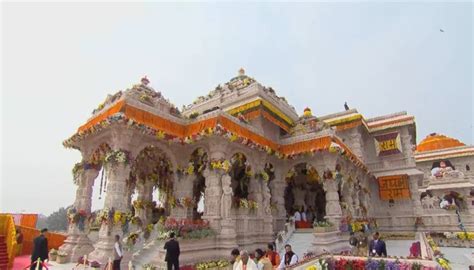 Historic Consecration Of Ayodhya Ram Temple Underway As Pm Modi Leads