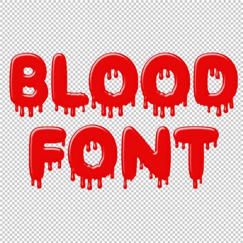 Spooky Alphabet With Blood Dripping Bloody Font Dripping Etsy