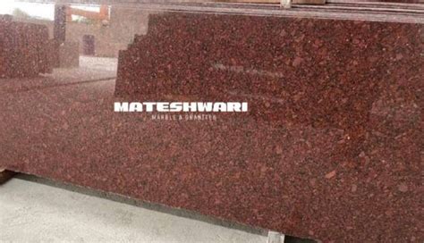 Polished Cherry Red Granite Slab For Construction Size Standard At