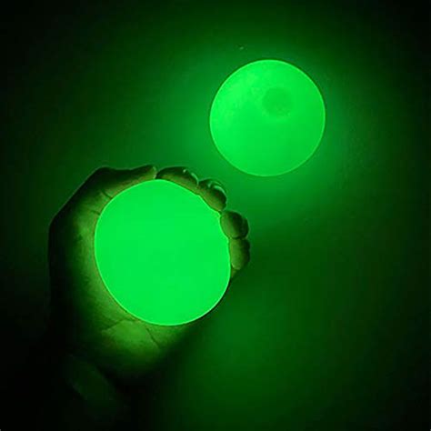 Ceiling Sticky Balls Decompress Stress Relief Balls Squishy Glow