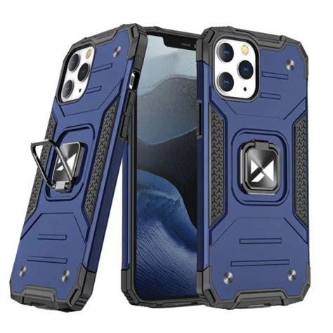 Capa Ring Armor iPhone 14 Pro Magnética Azul 9145576265550 Kuantokusta