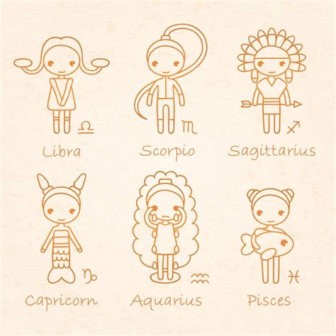 Premium Vector Zodiac Horoscope Illustration