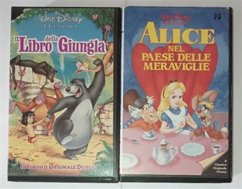 Vhs Disney Alice Nel Paese Delle Meraviglie Il Libro Della