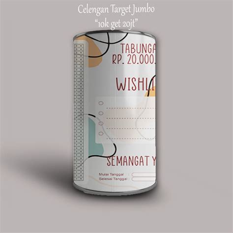 Jual Celengan Target Murah K Target Jt Tabungan Celengan Target