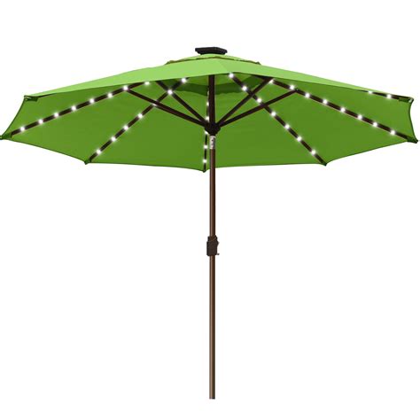 Eliteshade Sunbrella Solar Umbrellas Ft Market Umbrella With Led