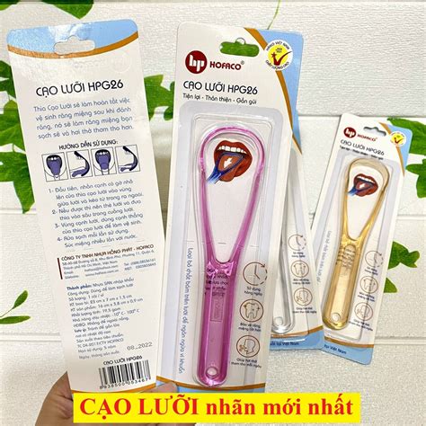 Dụng cụ cạo lưỡi Hồng Phát HPG26 - Thìa Cạo lưỡi Vệ sinh làm sạch lưỡi ...