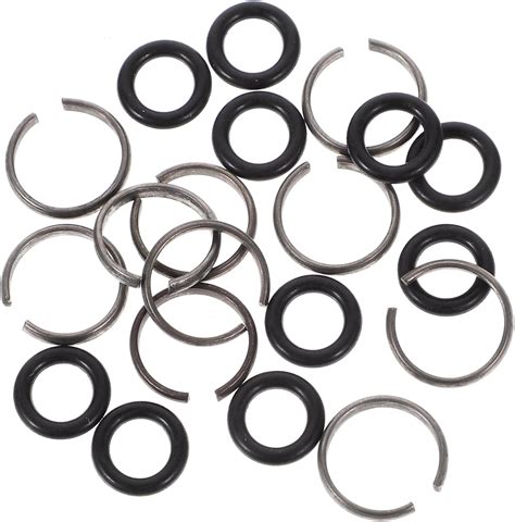 Housoutil 30 Sets Wrench Ring Impact Friction Ring Parts Wrench Socket Retainer Retaining Ring