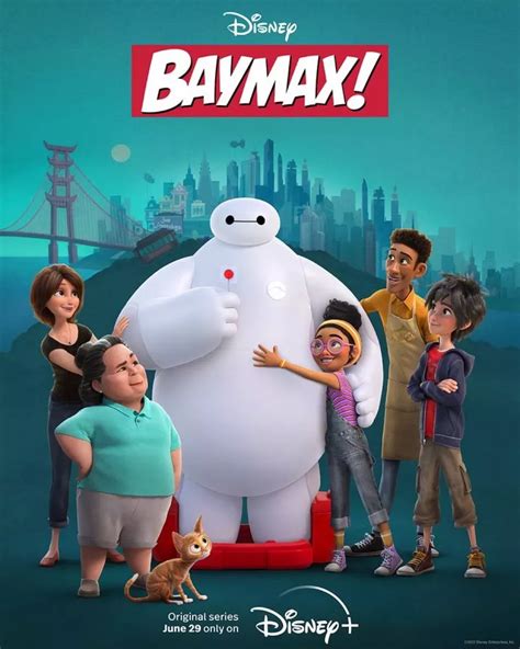 Divulgado Pôster Oficial Para Baymax Spin Off De Operação Big Hero 6