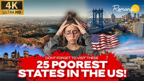 25 Poorest States In The Us For 2024 Shocking Insights 4k Youtube