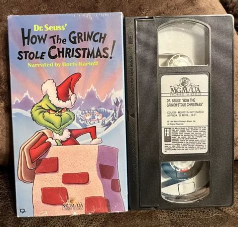 Dr Seuss How The Grinch Stole Christmas Original Cartoon Vhs Boris