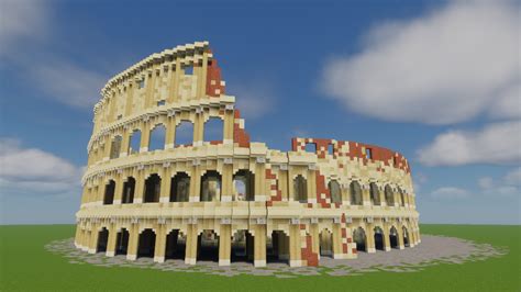 Blueprint Minecraft Colosseum Google Search Minecraft Houses