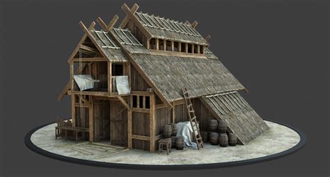 modèle 3D de Maison viking TurboSquid 1431125 Viking house