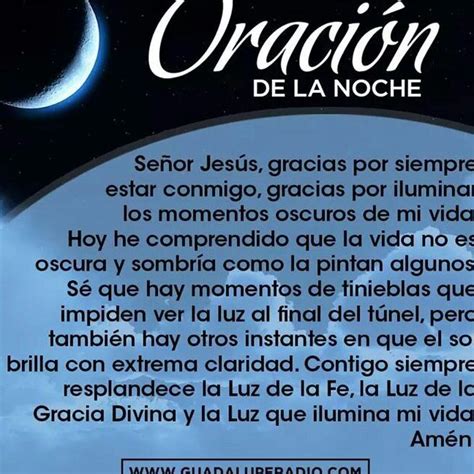 La oración católica de la noche antes de dormir