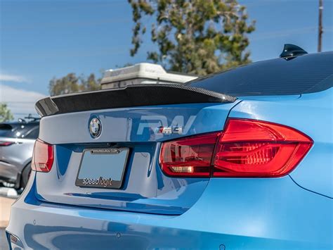 Bmw F F M Rw Signatures Carbon Fiber Trunk Spoiler