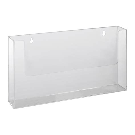 elegant  landscape wall brochure holder showcase  brochures