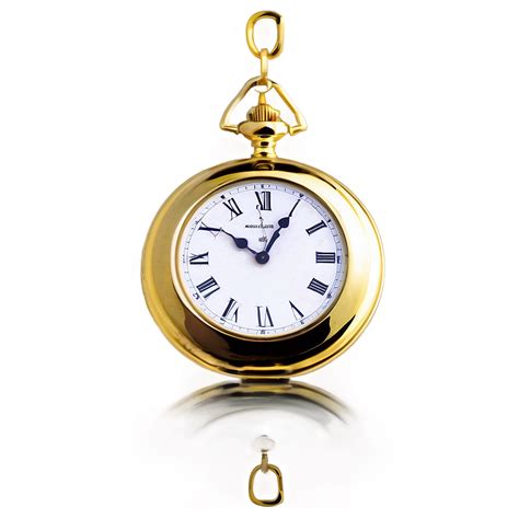 Gold Pocket Watch Png Byr Pngpix