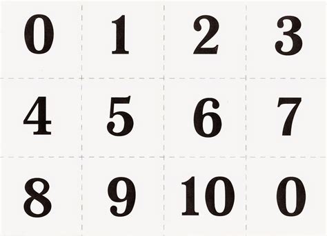 Картинки цифры от 1 до 10 для детей распечатать красивые по отдельности ...