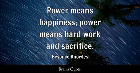 Beyonce Hard Work Quotes