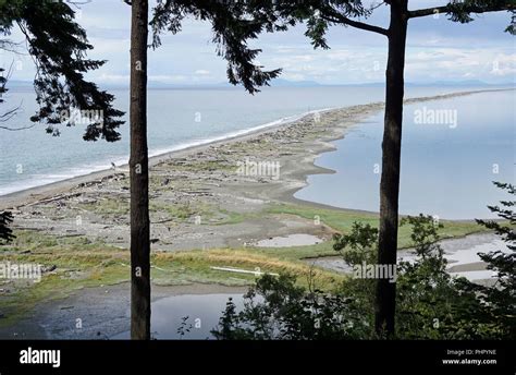 Dungeness Sand Spit Olympic Peninsula Washington Usa Stock Photo Alamy