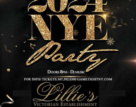 Lillies Nyc Times Square New Year S Eve Party At Lillie S