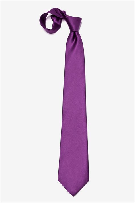 Silk Purple Plum Tie