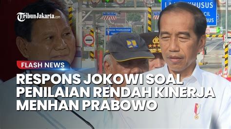 Begini Kata Jokowi Tanggapi Skor Rendah Anies Dan Ganjar Soal Kinerja