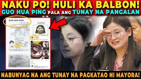 HULI KA BALBON TUNAY Na PAGKATAO Ni ALICE GUO IBINUNYAG Na Ni SEN