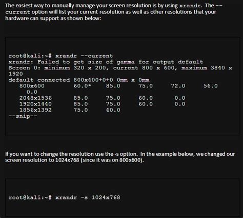 Kali Linux Screen Resolution 3curityEdge