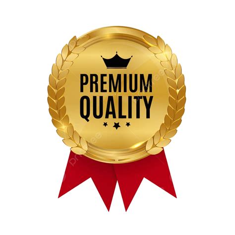 Vector Illustration Eps10 Of An Isolated Premium Quality Gold Medal